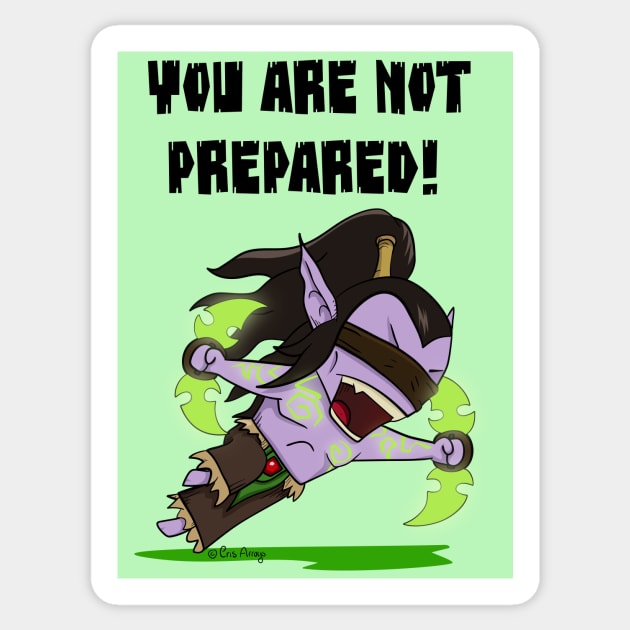 Illidan Stormrage Sticker by CrisArroyo